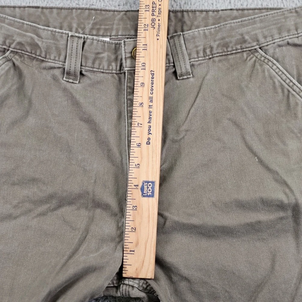 Carhartt‎ Pants Mens 40x30 Gray B324 DFE Relaxed Fit Workwear Utility Carpenter